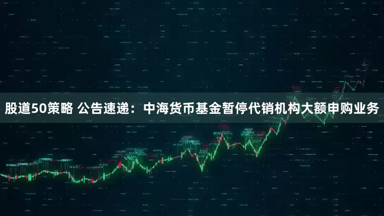 股道50策略 公告速递：中海货币基金暂停代销机构大额申购业务
